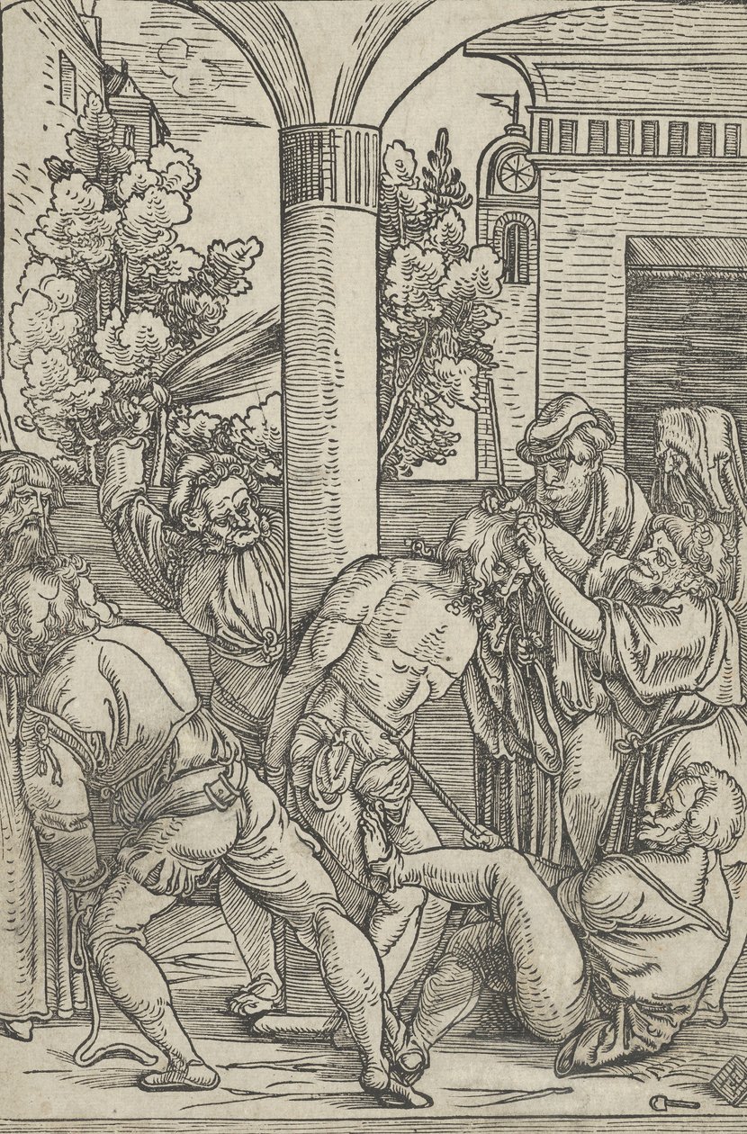 The Flagellation, from The Life of Christ, ca. 1511-12 by Hans Schäufelein the Elder
