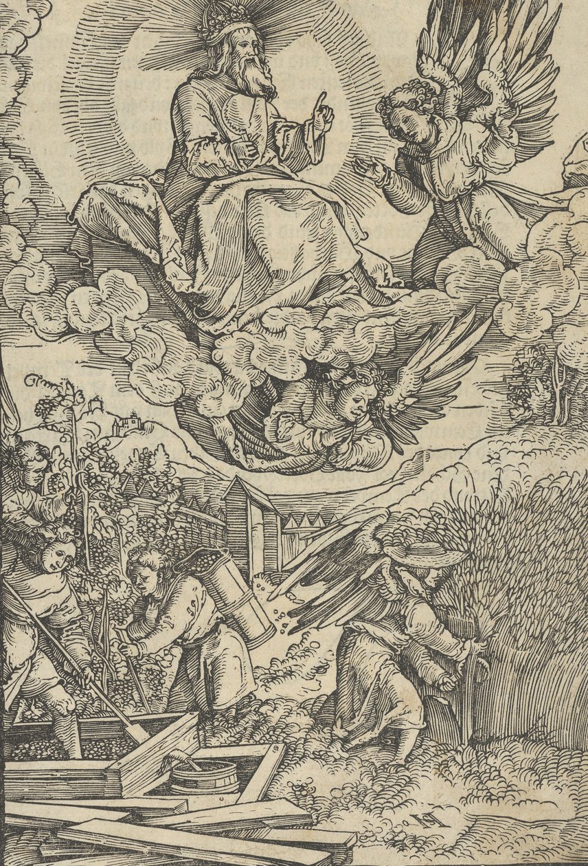 The Harvest and the Wine-Press of Blood by Hans Schäufelein the Elder