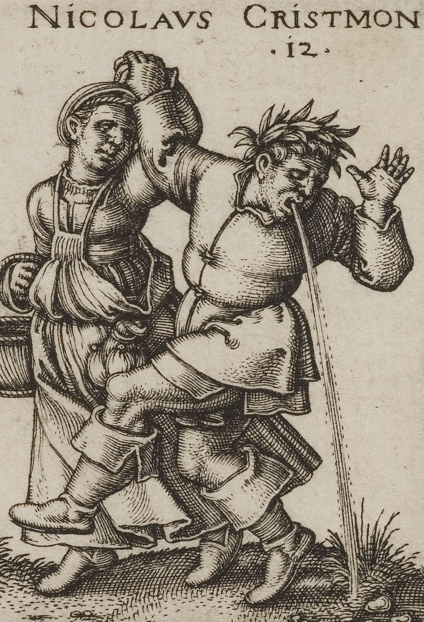 The Peasant Festival 1546 (detail) by Hans Sebald Beham