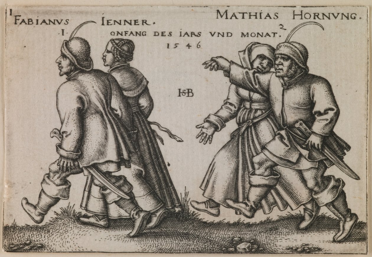 January and February from the series The Peasants