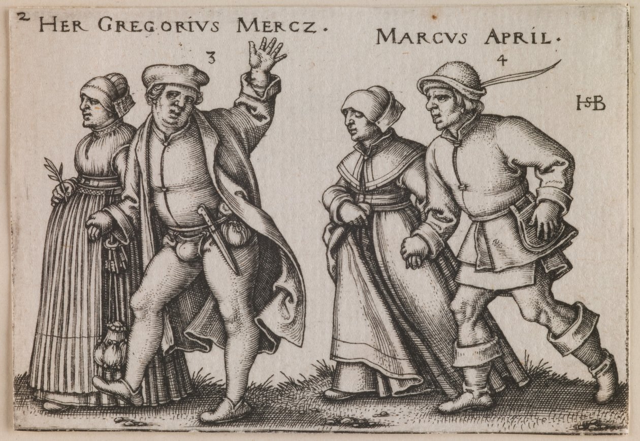 March and April from the series The Peasants