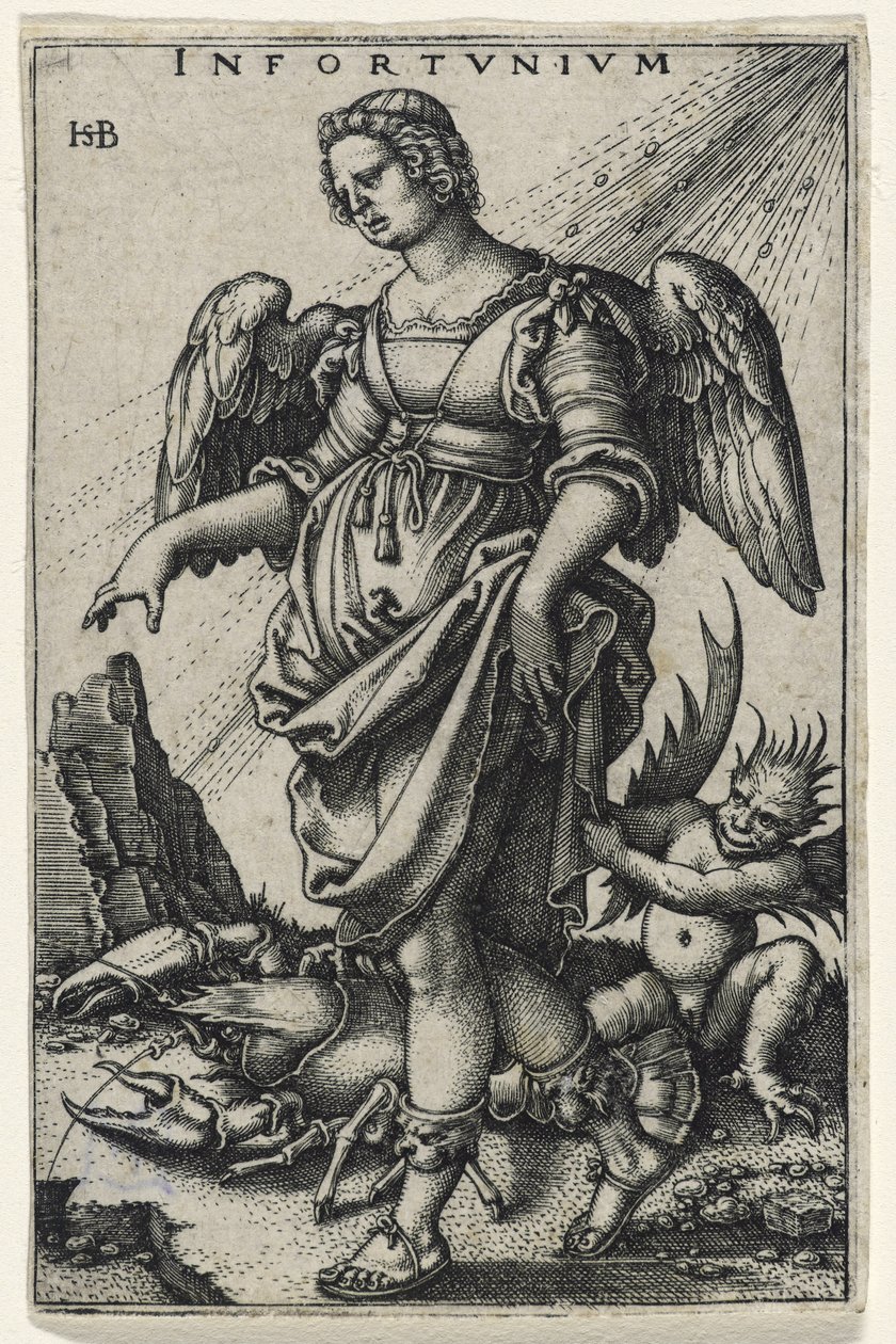 Misfortune by Hans Sebald Beham