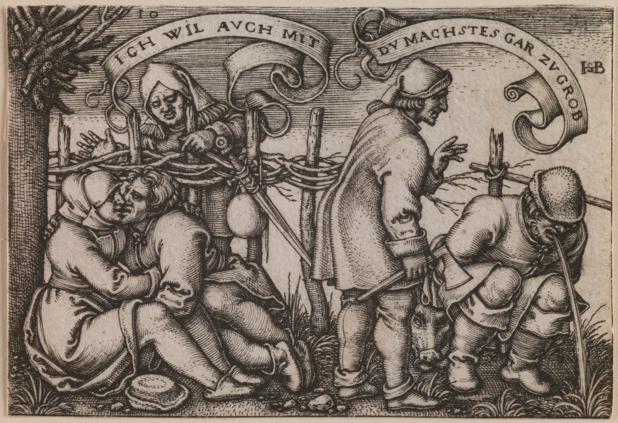 Peasants behind the Hedge from the series The Peasants