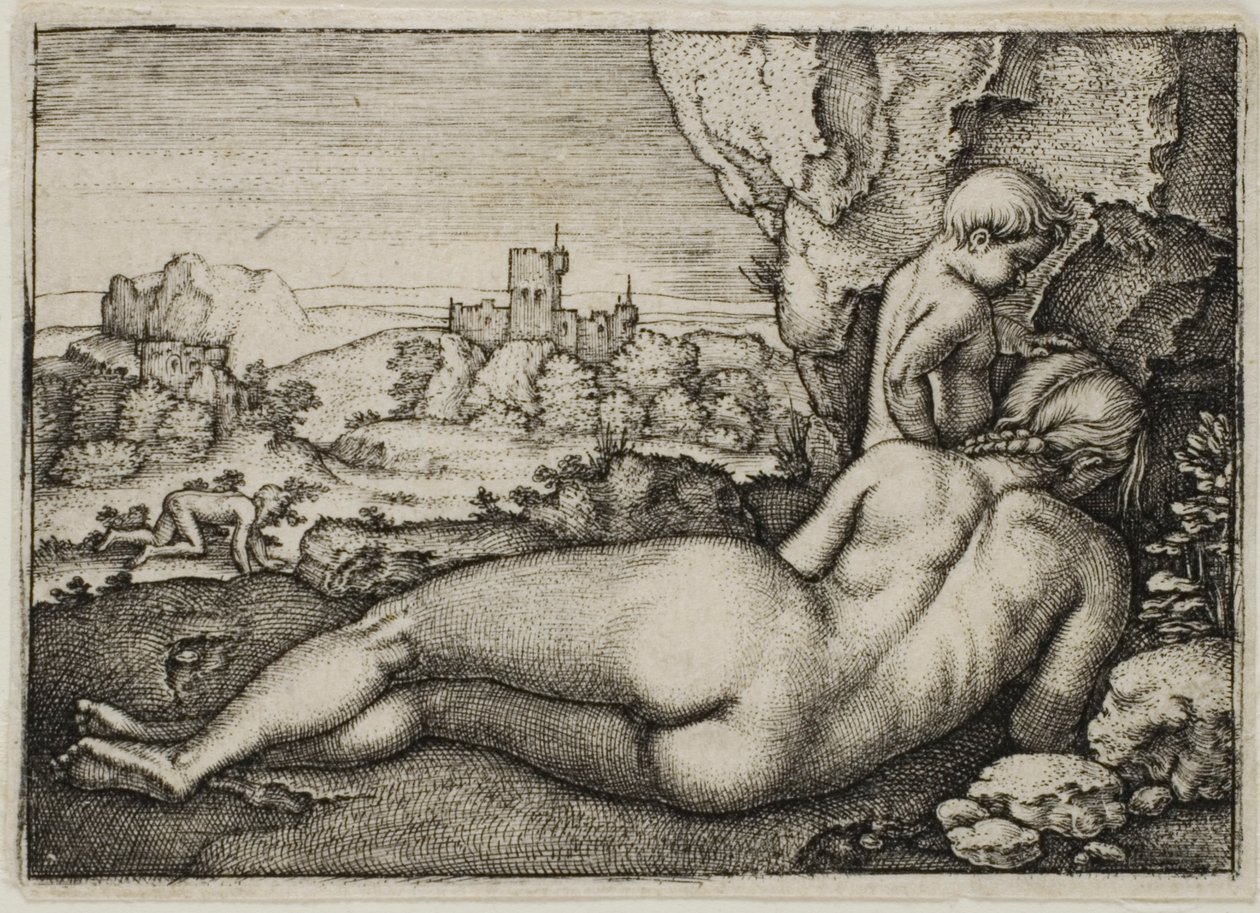 Penance of St. John Chrysostomus by Hans Sebald Beham