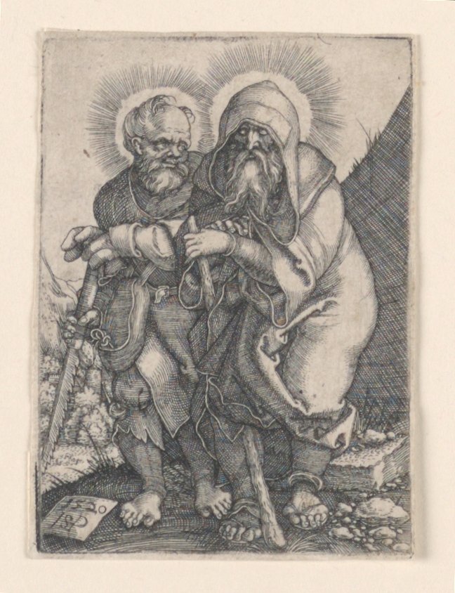 Saint Simon and Saint Thaddeus by Hans Sebald Beham