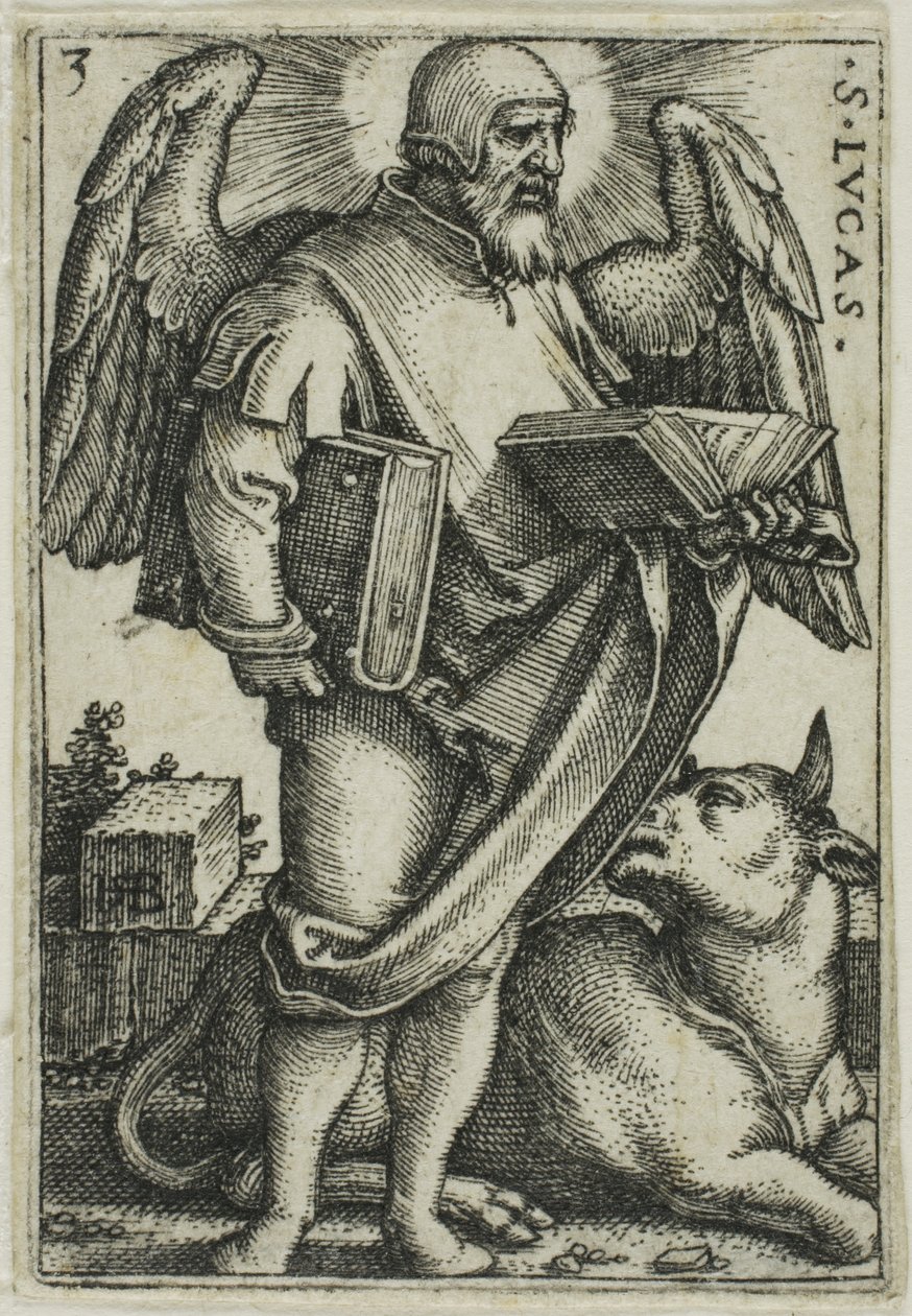 St. Luke (from The Four Evangelists) by Hans Sebald Beham