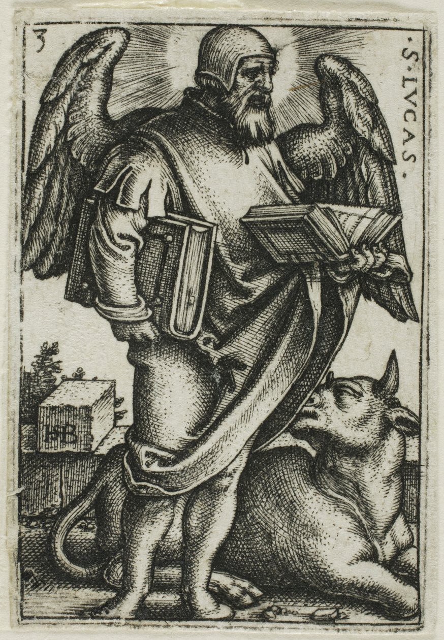St. Luke, from The Four Evangelists by Hans Sebald Beham