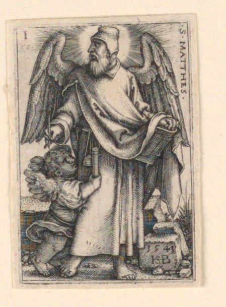 St. Matthew, from The Four Evangelists by Hans Sebald Beham