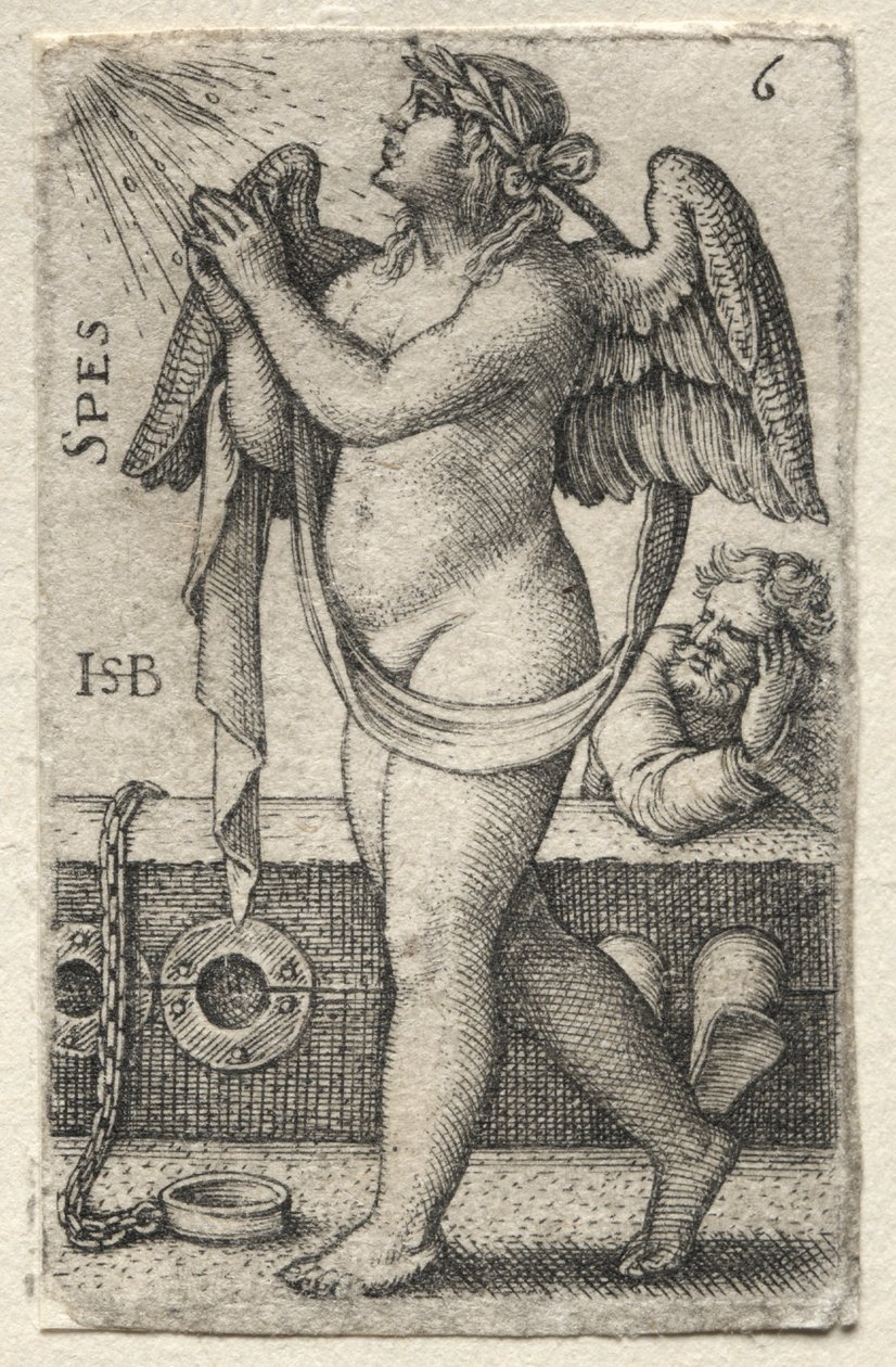 The Knowledge of God and the Seven Cardinal Virtues: Hope - Spes by Hans Sebald Beham