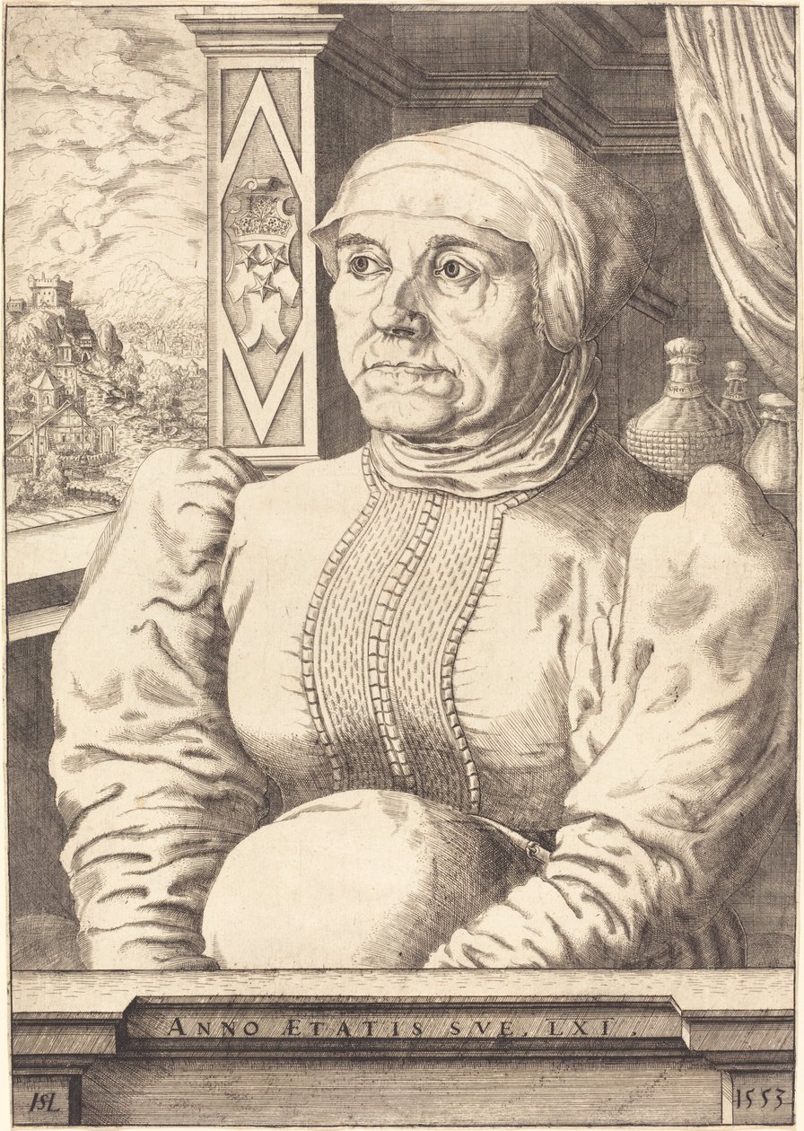Felicitas von Eckh Freyberg, 1553 by Hans Sebald Lautensack