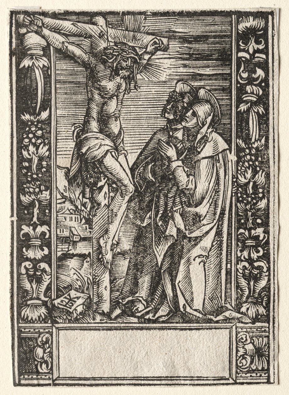 St. Mary and St. John Before the Cross by Hans Springinklee