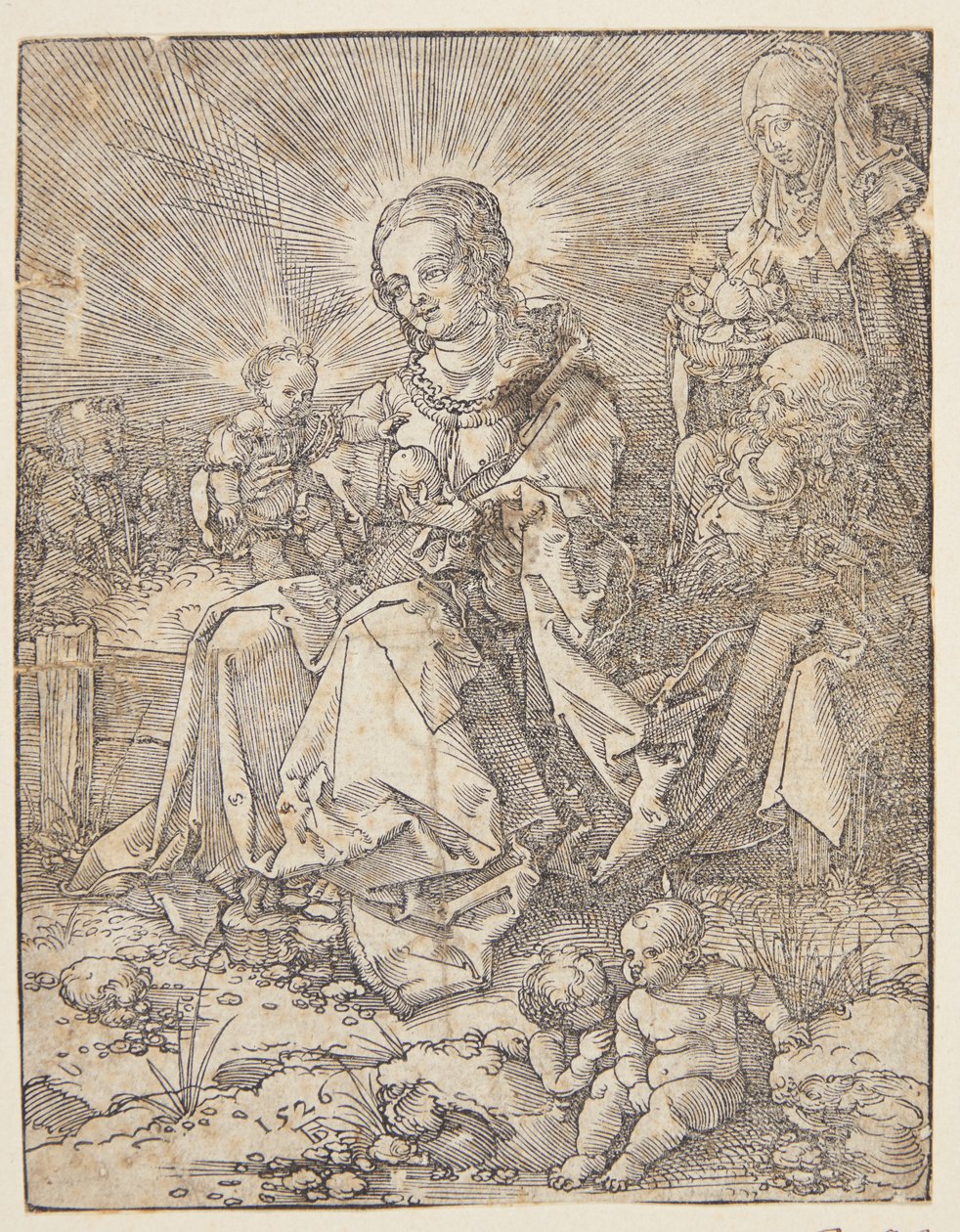 The Madonna on a Grassy Bank by Hans Springinklee