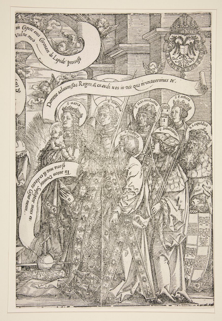 The Virgin with the Patron Saints of Maximilian by Hans Springinklee