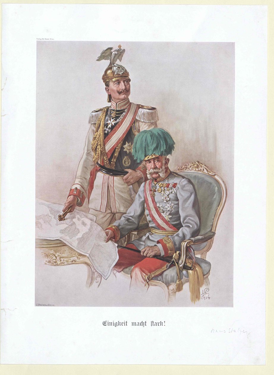 German Emperor and King of Prussia William II by Hans Stalzer