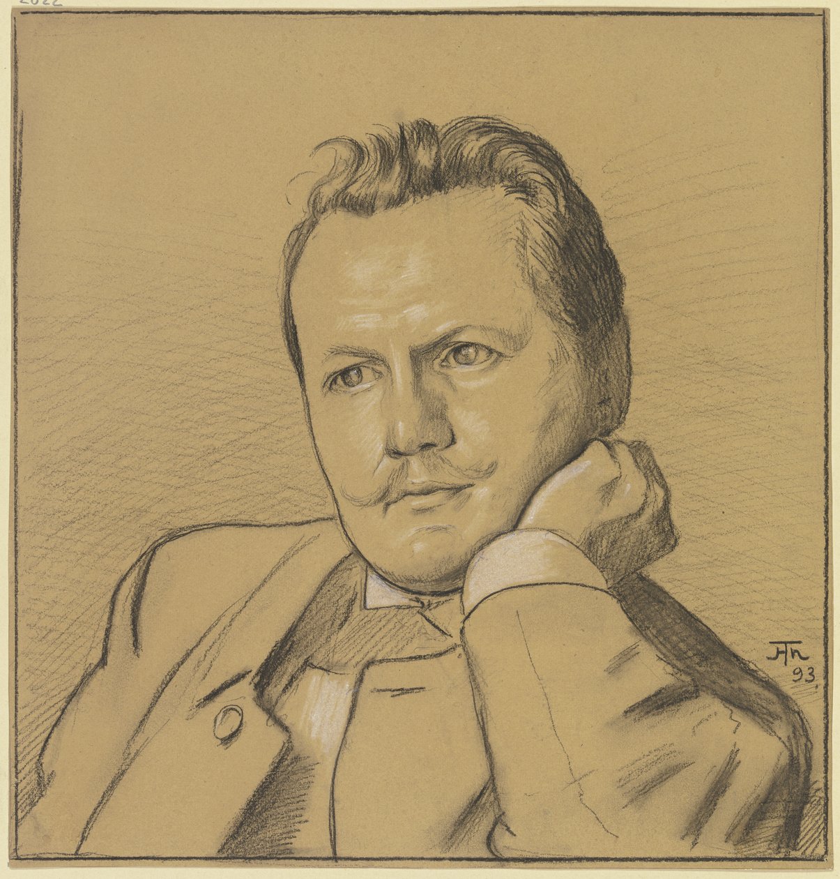 Portrait of Otto Julius Bierbaum by Hans Thoma