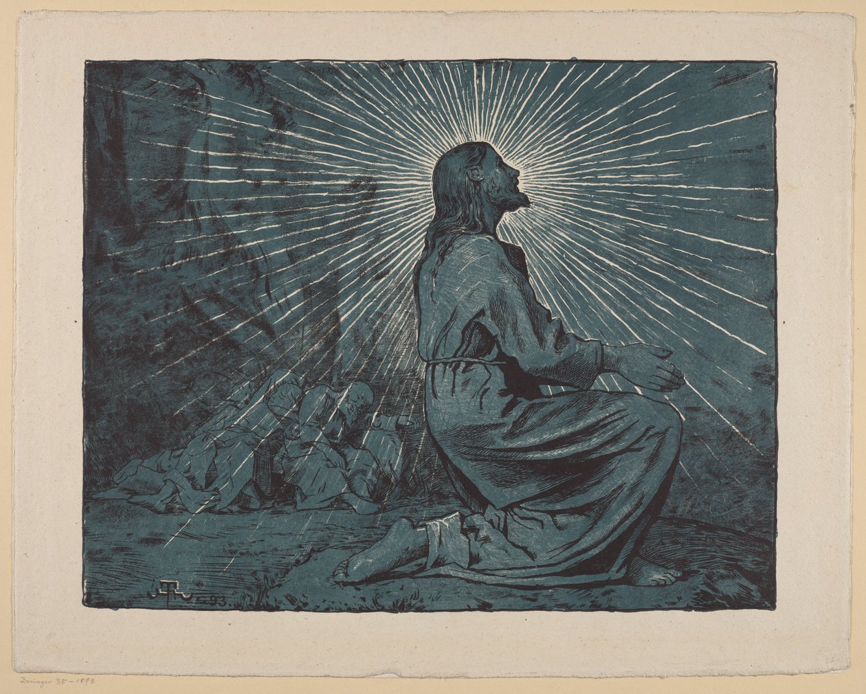 Christ Praying on the Mount of Olives by Hans Thoma