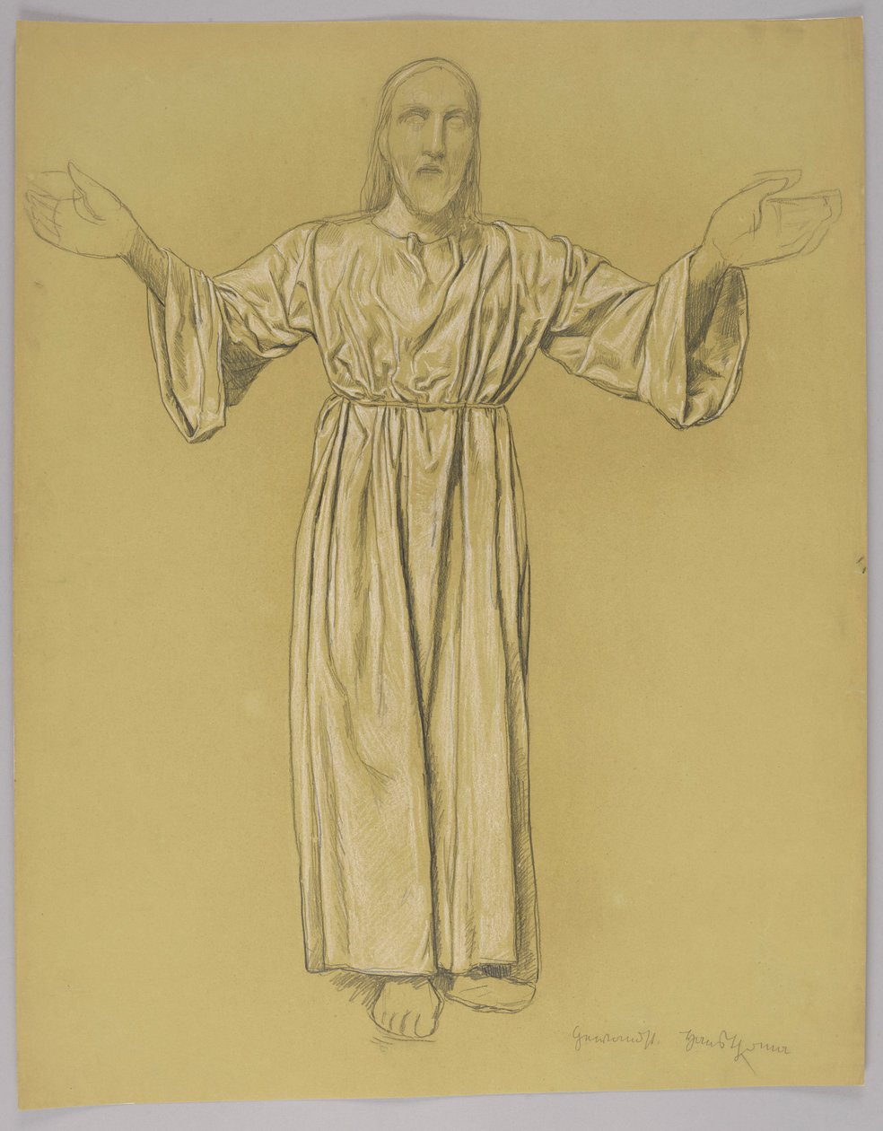 Christ with Outstretched Arms by Hans Thoma