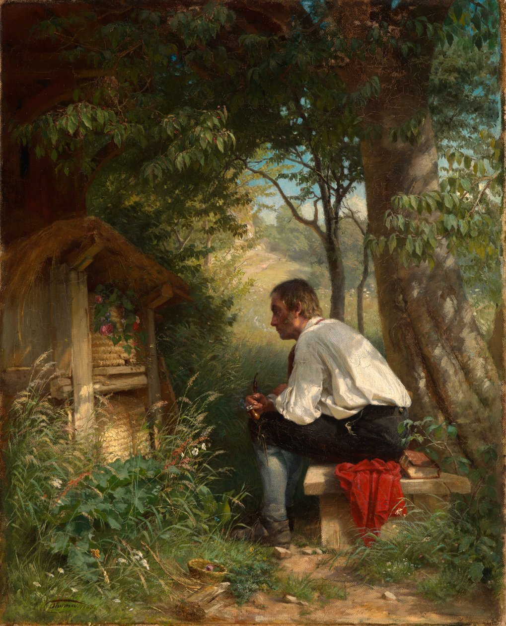 The Bee Friend by Hans Thoma