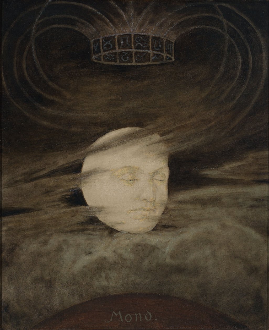 The Moon by Hans Thoma