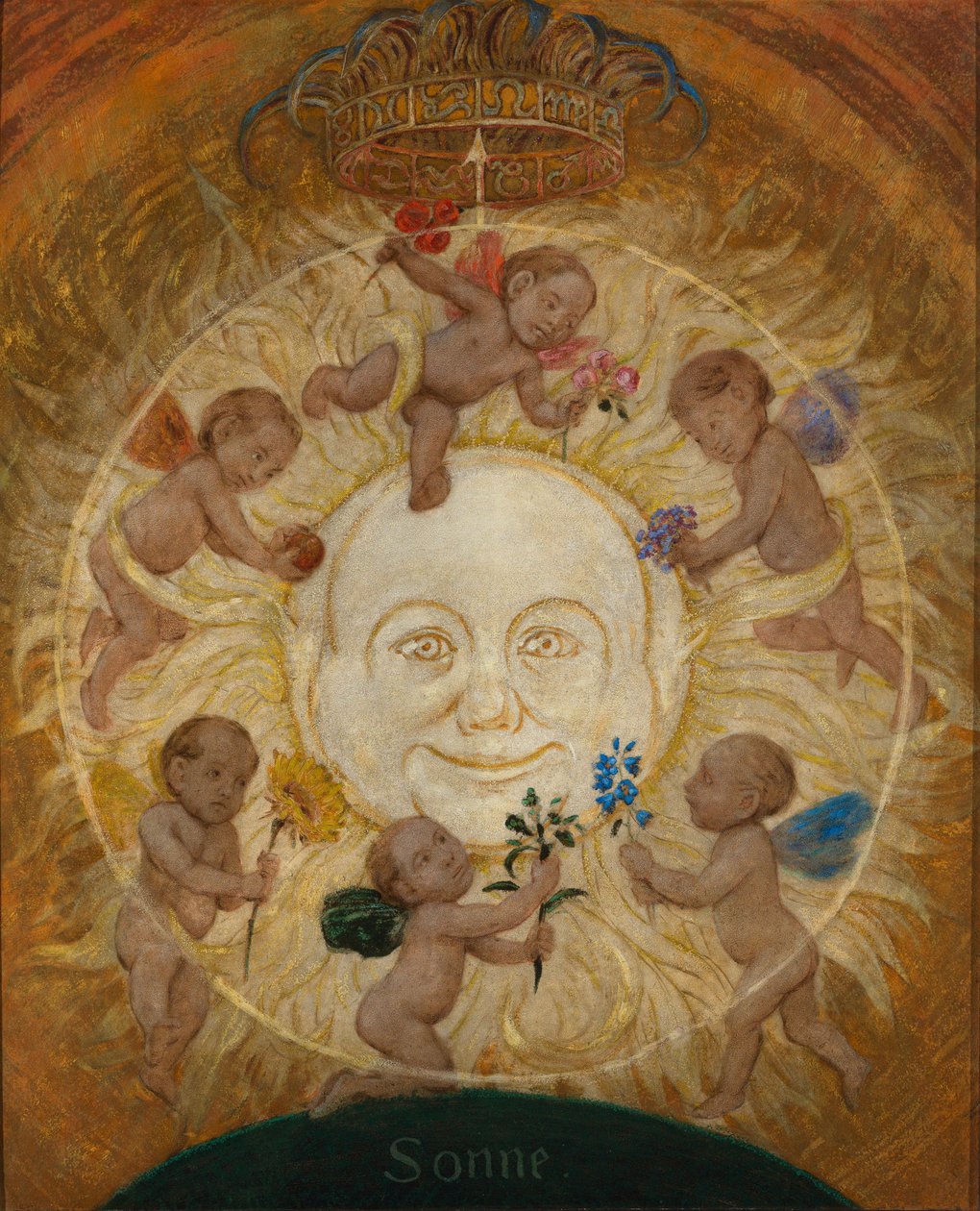 The Sun by Hans Thoma