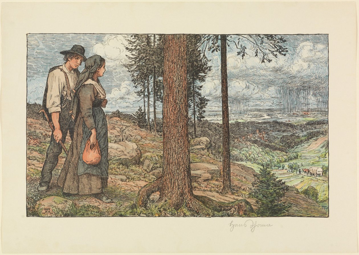 Homeless by Hans Thoma