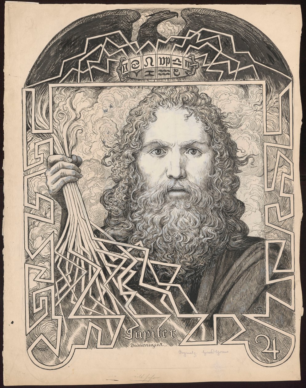 Jupiter by Hans Thoma