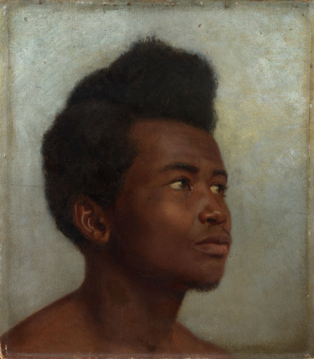 Head Study of a Young Black Man by Hans Thoma