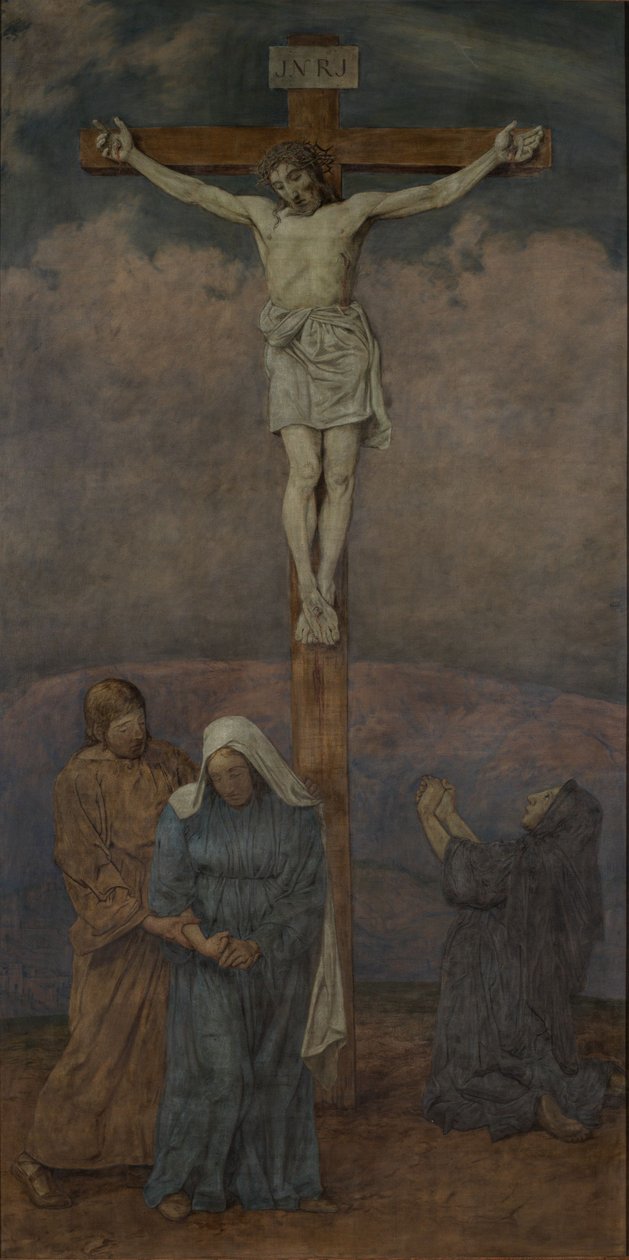 Crucifixion of Christ by Hans Thoma