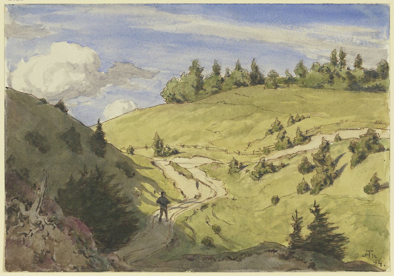 Landscape in the Black Forest by Hans Thoma