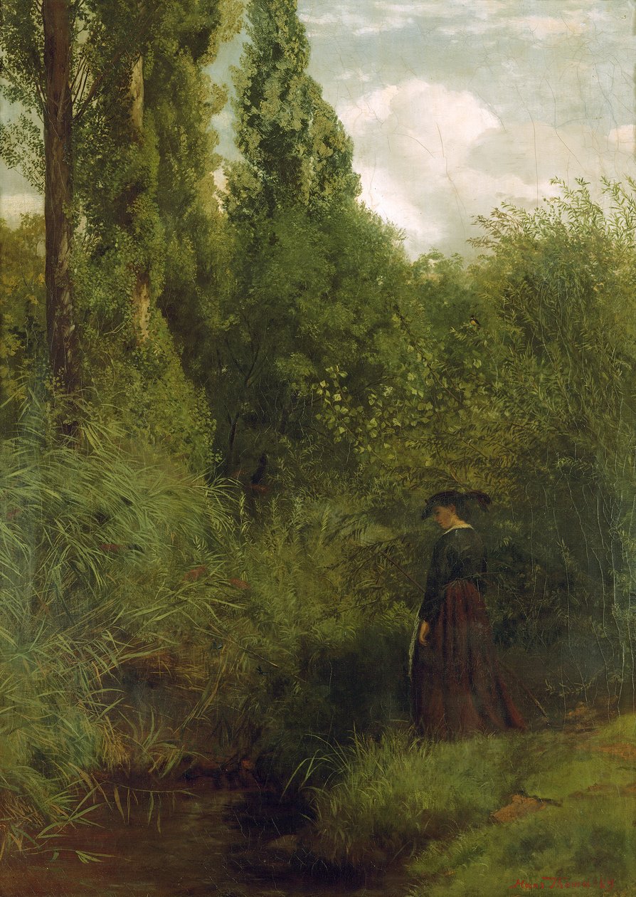 Marsh on the Rhine by Hans Thoma