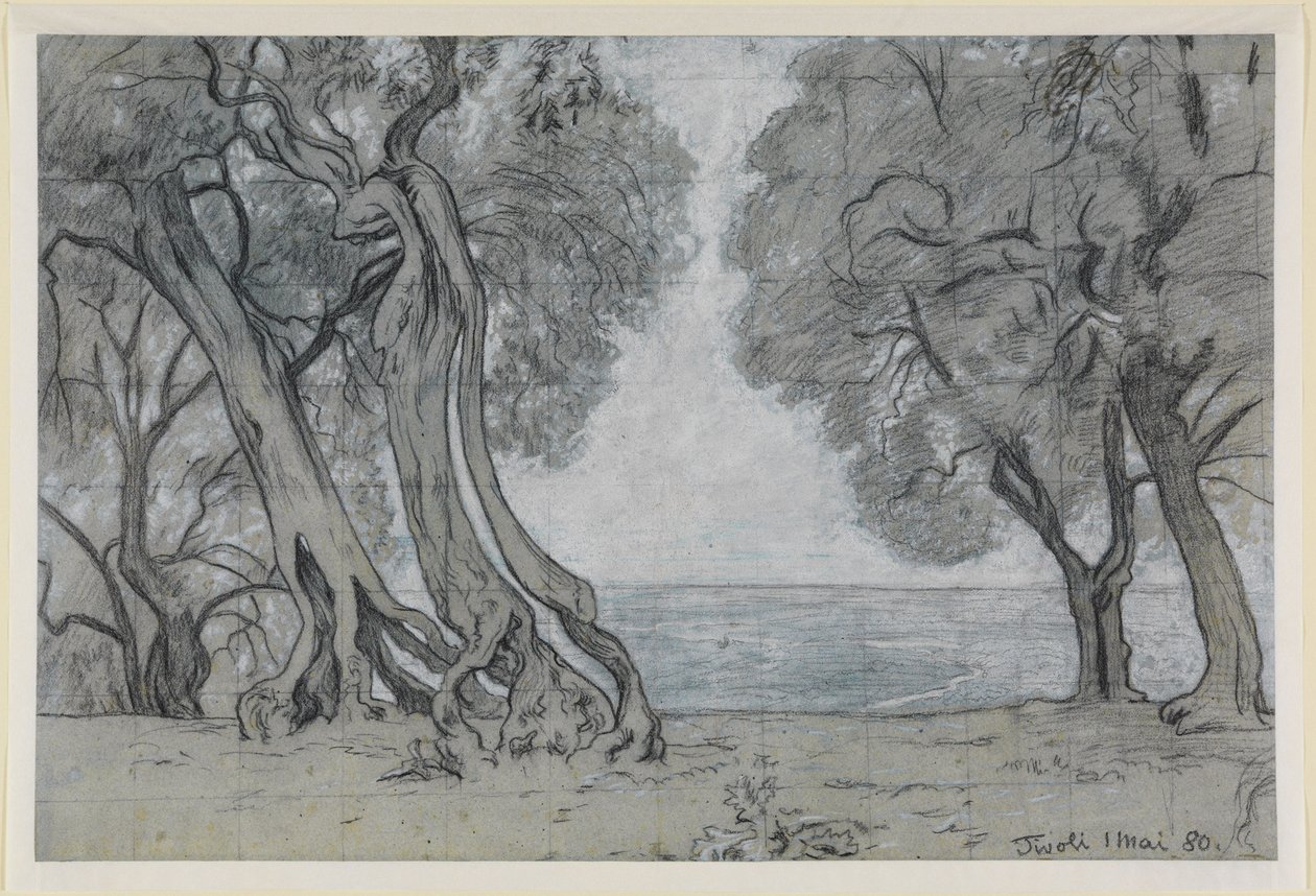 Olive Trees near Tivoli by Hans Thoma