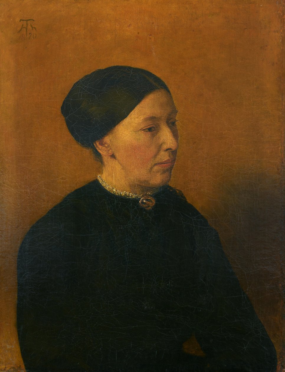 Portrait of Mrs Zeiner by Hans Thoma