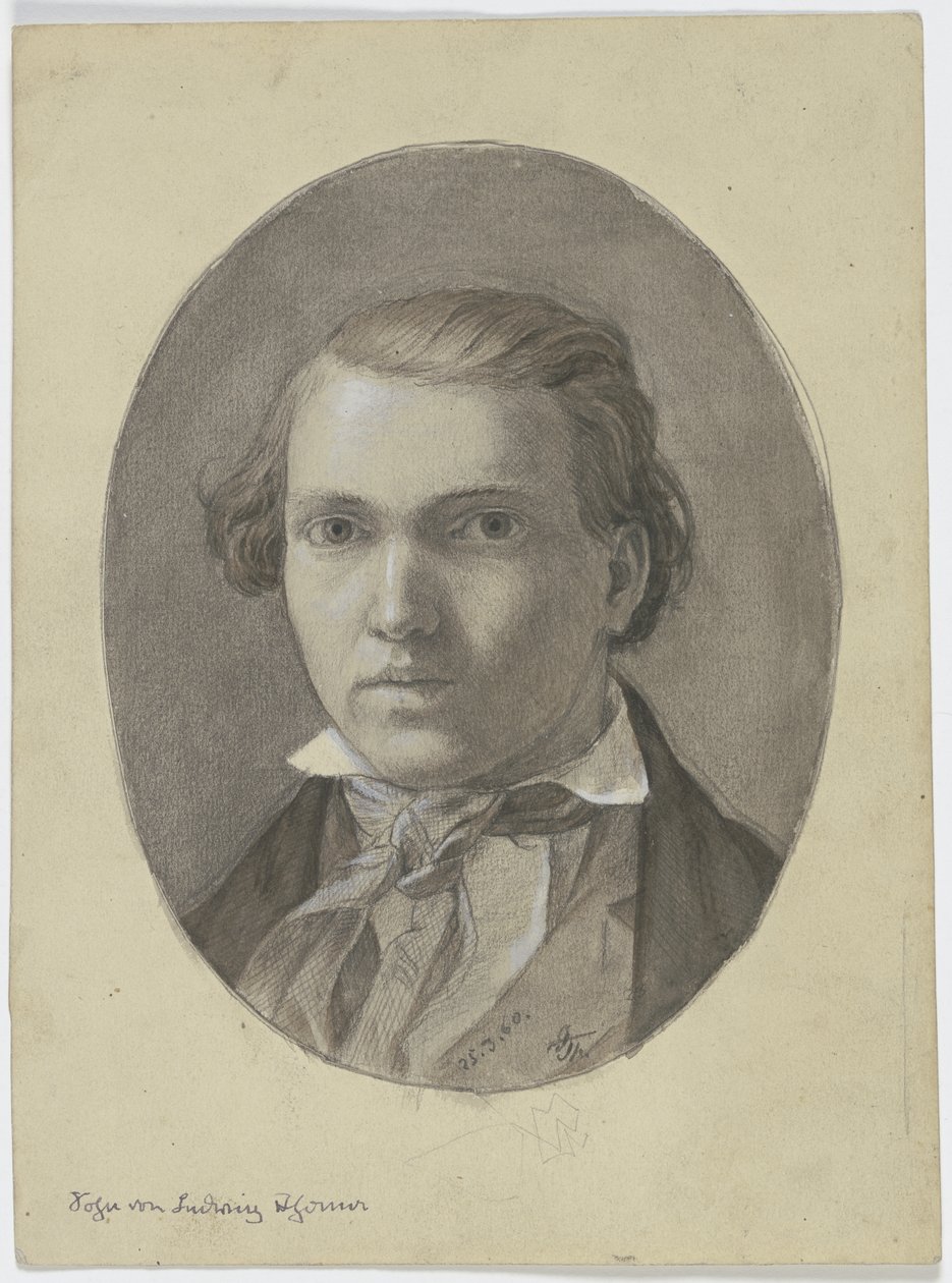 Portrait of a Son of Ludwig Thoma by Hans Thoma