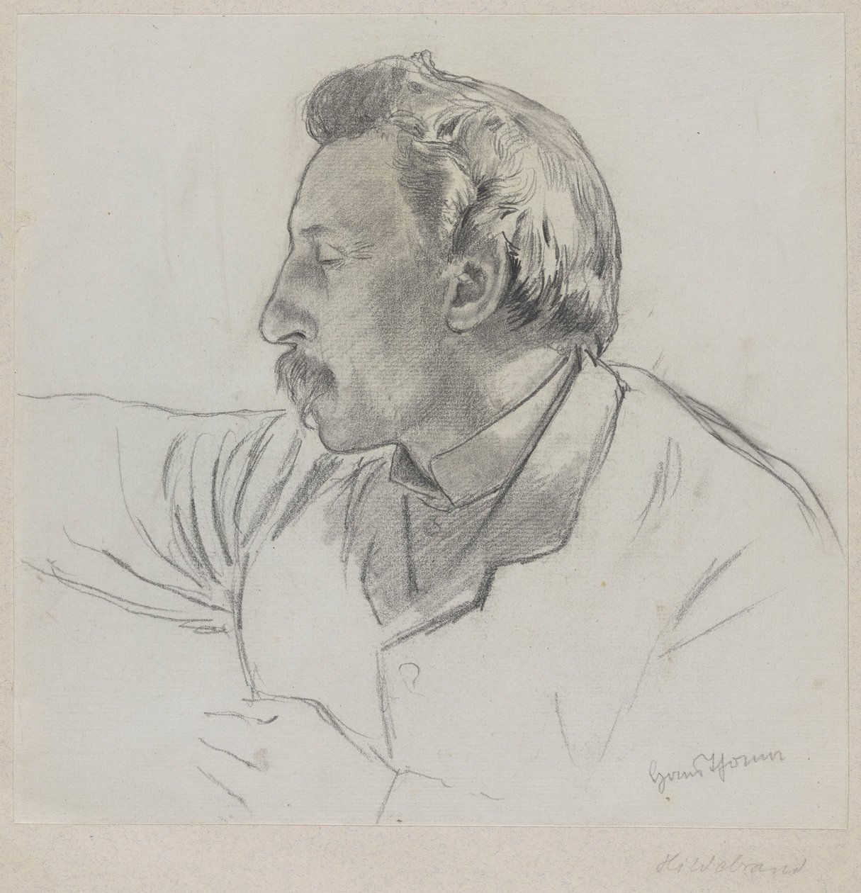 Portrait of Adolf Hildebrand (1841-1921) by Hans Thoma