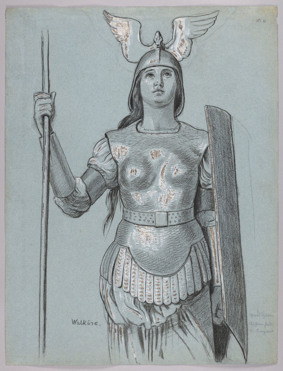 Valkyrie Costume Design by Hans Thoma