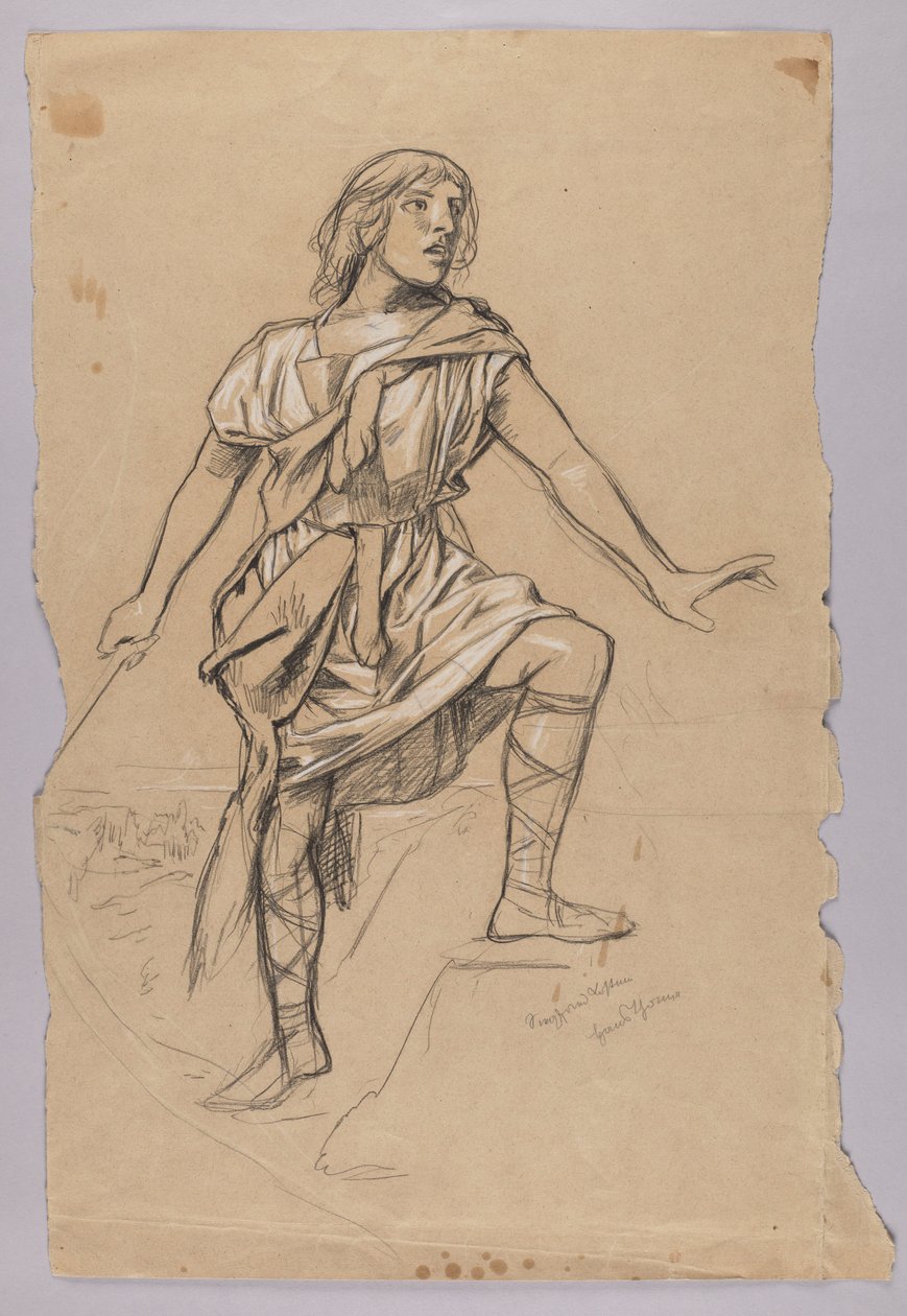 Costume Design for Siegfried by Hans Thoma