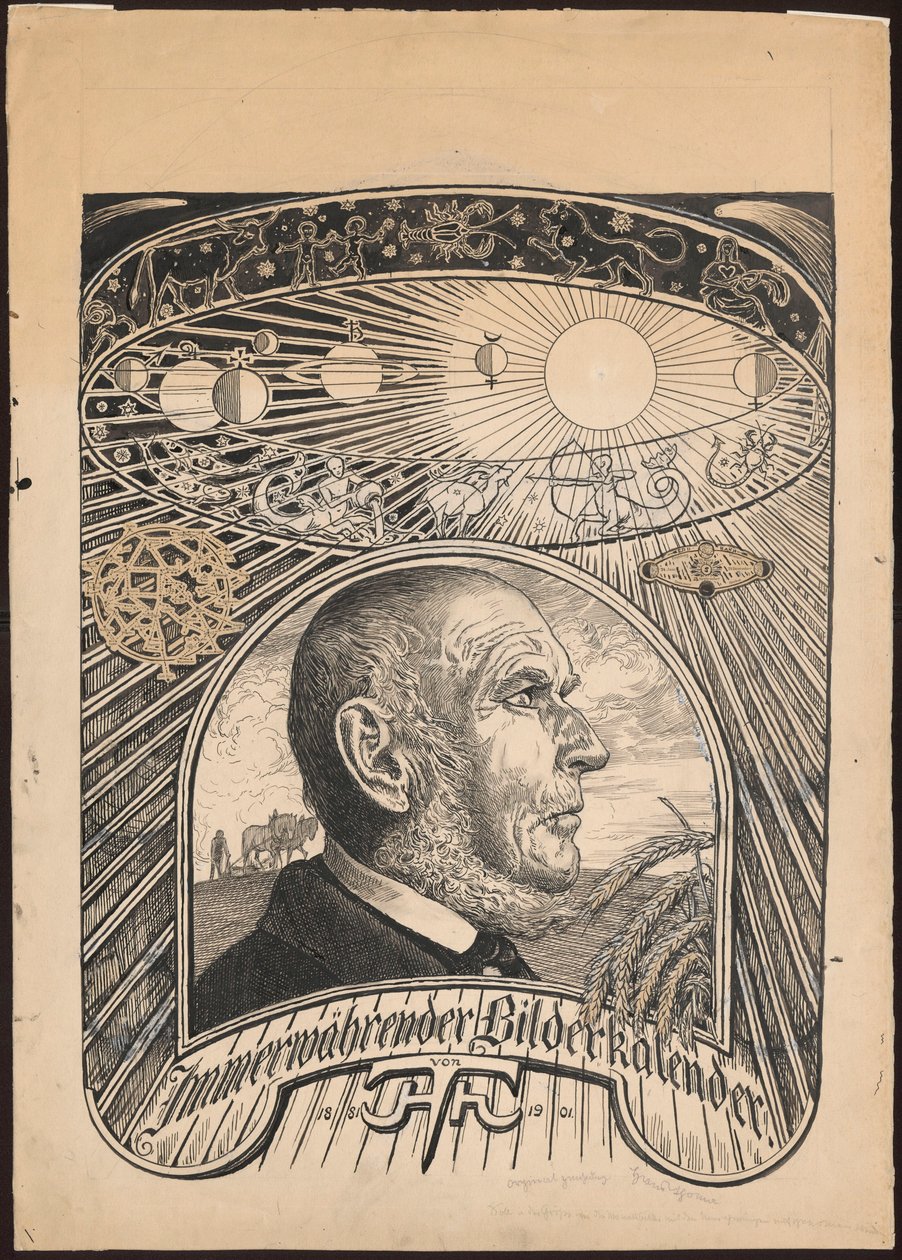 Cover Design for "Eternal Calendar in Pictures" by Hans Thoma