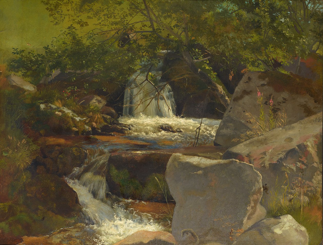 Black Forest Stream by Hans Thoma