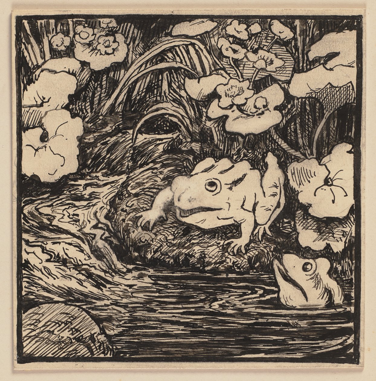 Drawing for the Primer: Source by Hans Thoma