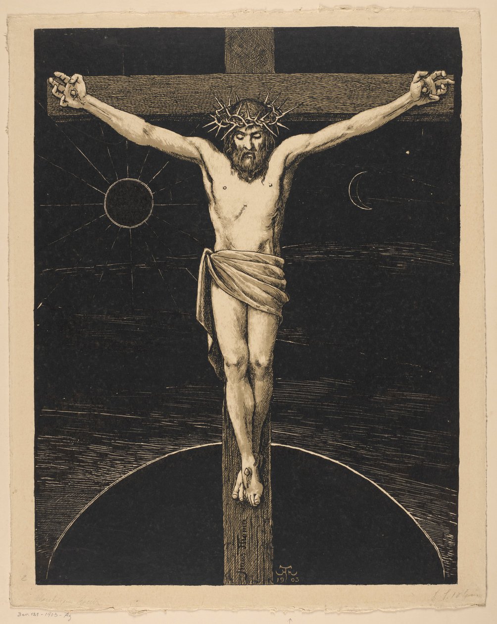 Victorious Cross by Hans Thoma