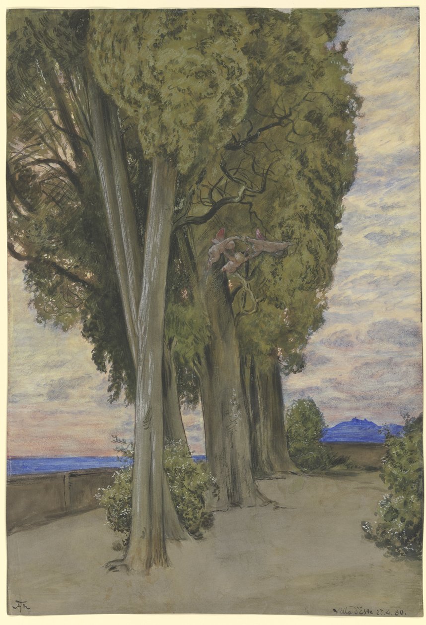 Cypresses in the Villa d