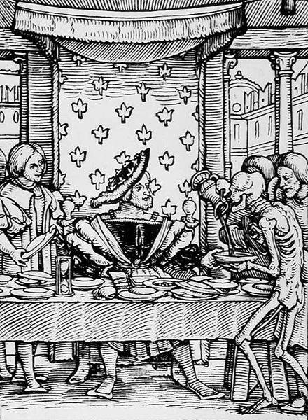 Death and the King by Hans after Holbein the Younger