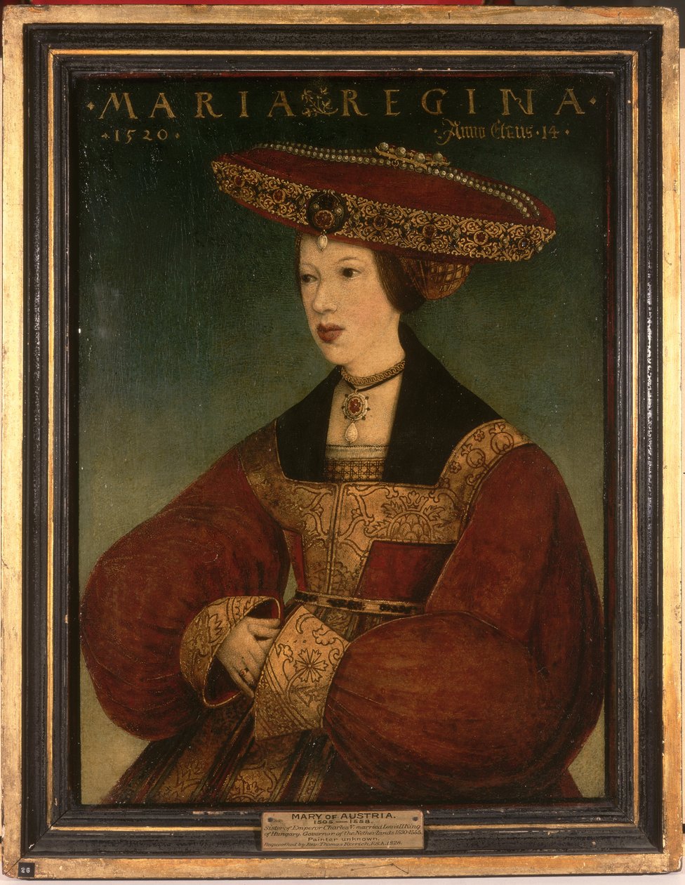 Mary of Austria, c.1520 by Hans or Johan Maler