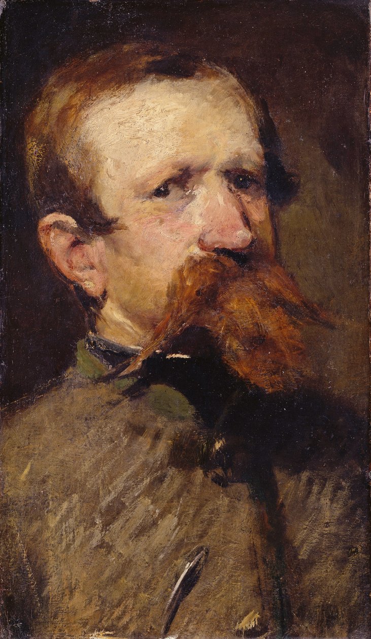 The Artillery Captain Johann Baptist Bauer by Hans von Marées