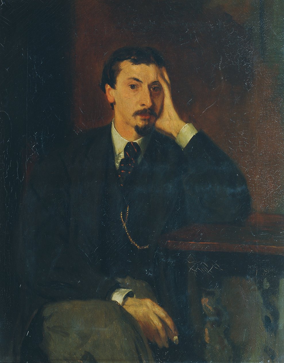 The Poet and Philosopher Gotthard Oswald Marbach by Hans von Marées