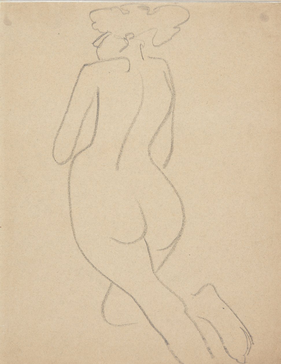 Model Seen from the Back by Harald Giersing