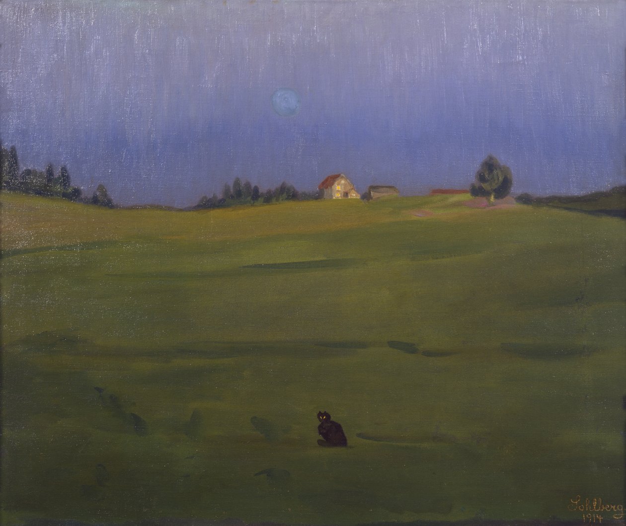 From Hogsvedt in Ås by Harald Oscar Sohlberg