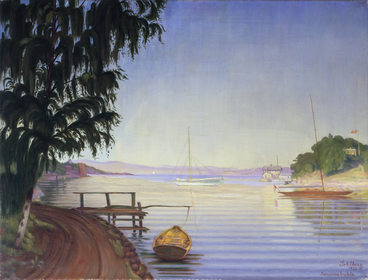From Nærsnes Bay by Harald Oscar Sohlberg