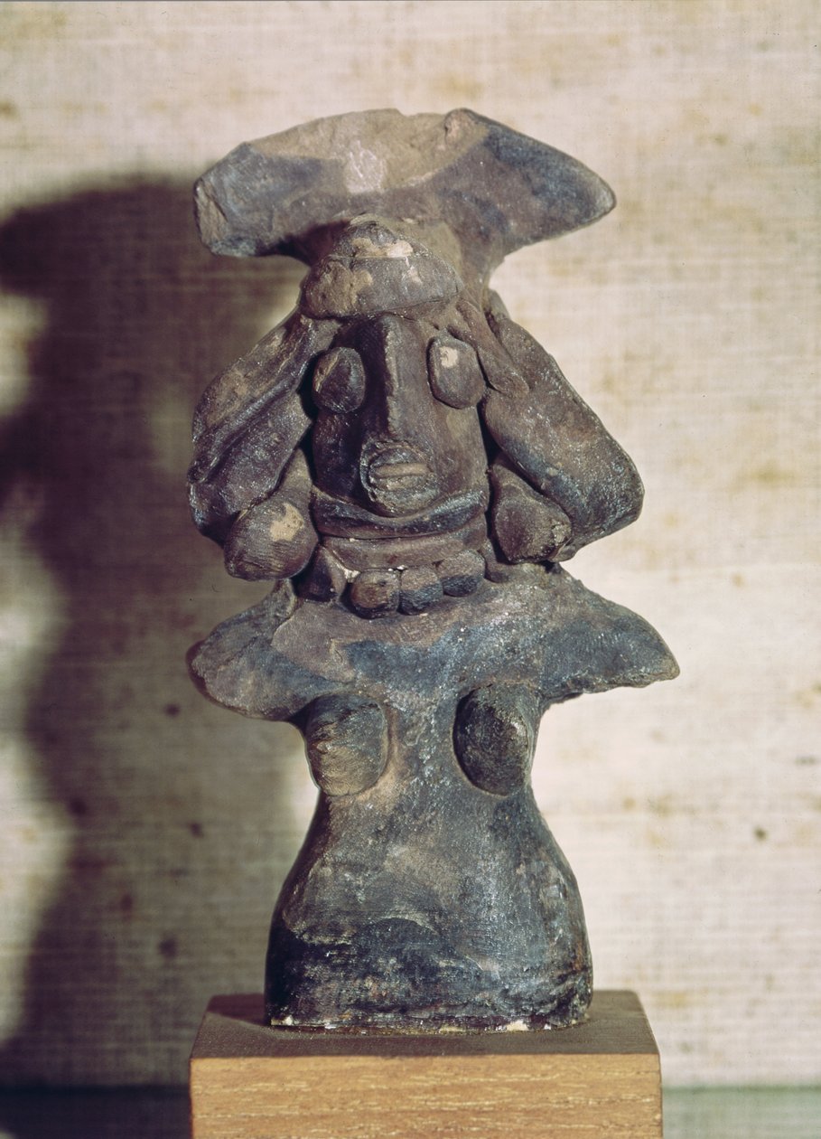 Figure of a Mother Goddess, from Mohenjo-Daro, Indus Valley, Pakistan by Harappan