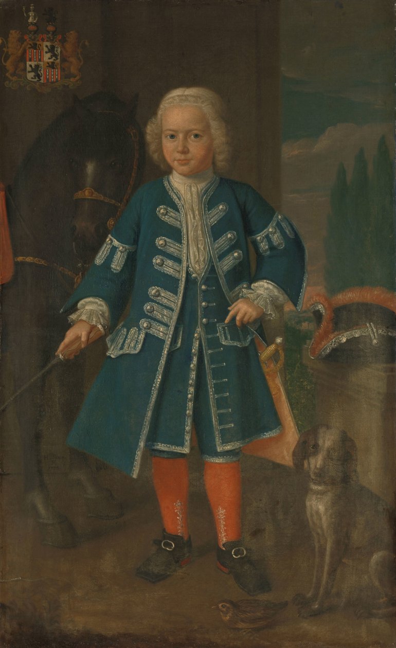 Portrait of Diederik van Hemert, Lord of Babyloniënbroek at Six Years of Age by Harmanus Serin